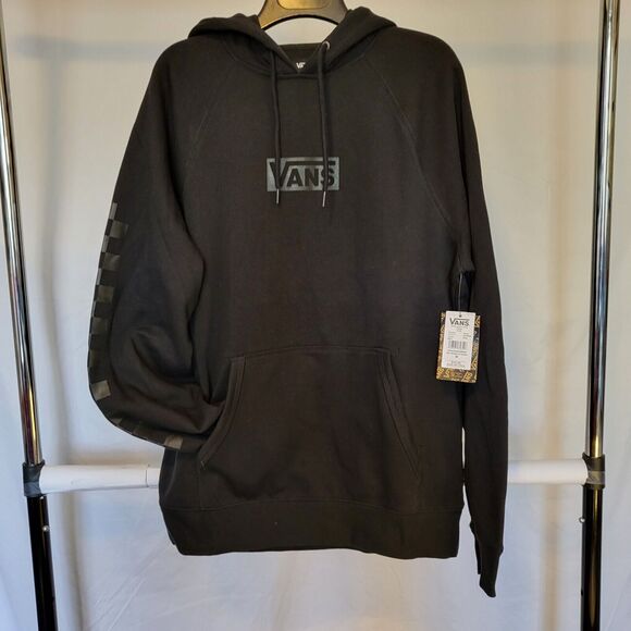 Vans Versa Mens Hoodie Size Medium Black - Picture 1 of 5